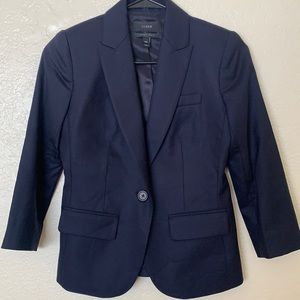 J. Crew Women’s Petite Blue Blazer